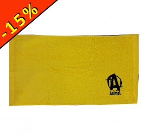 ANIMAL serviette jaune 48x27cm