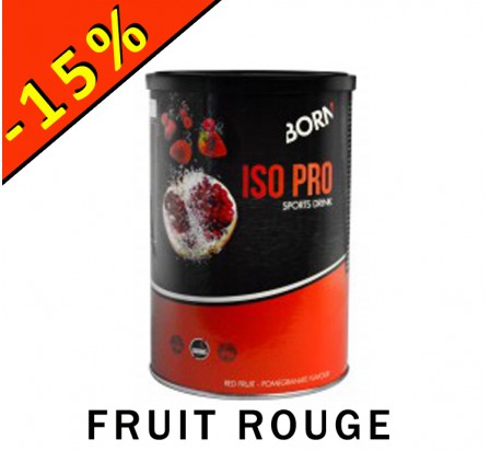 BORN ISO PRO SPORT DRINK 400g fruit rouge