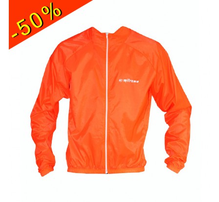 MILREMO veste coupe vent légère basic orange fluo