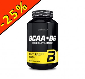 BIOTECHUSA BCAA + B6 200 comprimés