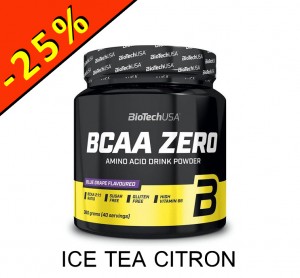 BIOTECHUSA BCAA ZERO ice tea citron 360gr