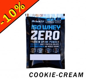 BIOTECHUSA ISO WHEY ZERO cookie-cream 25gr