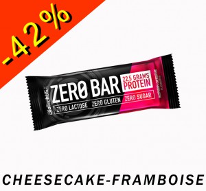 BIOTECHUSA ZERO BAR cheesecake-framboise 50gr