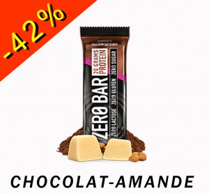 BIOTECHUSA ZERO BAR chocolat-amande 50gr