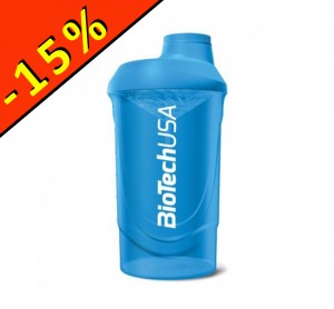 BIOTECHUSA SHAKER WAVE bleu 600ml