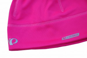 pearl izumi bonnet running thermal rose bonnet hiver protège du froid