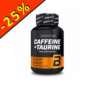 BIOTECHUSA CAFFEINE + TAURINE 60 gélules