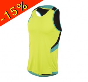 PEARL IZUMI débardeur running homme pursuit jaune