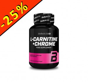 BIOTECHUSA L-CARNITINE + CHROME 60 gélules