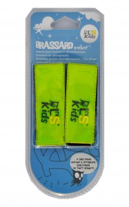 L2S brassard jaune fluo sécurité haute visibilité arm band kid
