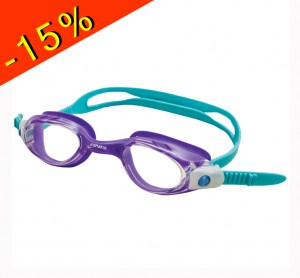 lunettes de natation finis zone violet/violet pour petit visage de 8 ans à adulte