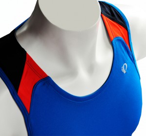 pearl izumi maillot running homme sans manche fly singlet bleu débardeur running