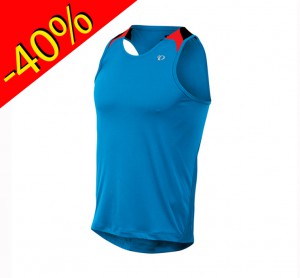 pearl izumi maillot running sans manche homme fly singlet bleu