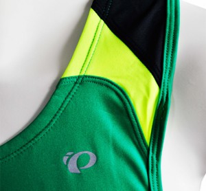 pearl izumi maillot running homme sans manche fly singlet vert débardeur running