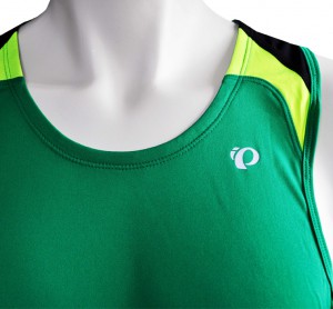 pearl izumi maillot running homme sans manche fly singlet vert débardeur running