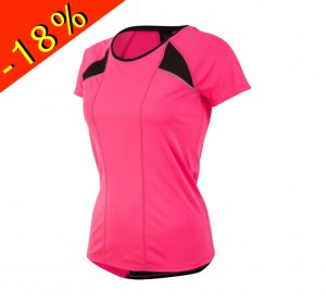 PEARL IZUMI maillot running femme manches courtes pursuit rose