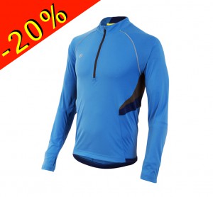 PEARL IZUMI maillot manches longues running homme mi-saison pursuit bleu