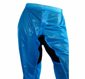 uglow pantalon imperméable ultra léger u-pant bleu zip rose 100% étanche uglow sport