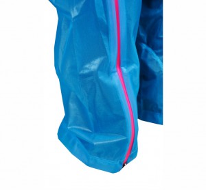 uglow pantalon imperméable ultra léger u-pant bleu zip rose 100% étanche uglow sport