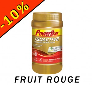 POWERBAR ISOACTIVE isotonic sports drink fruit rouge 600gr