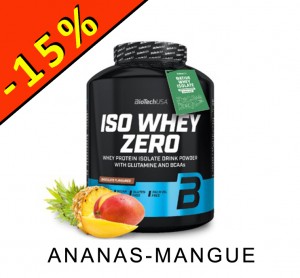 BIOTECHUSA ISO WHEY ZERO ananas-mangue 2270gr