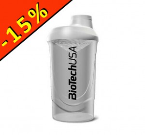 BIOTECHUSA SHAKER WAVE blanc 600ml