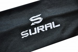 sural headband bandeau élastique coolmax running noir anti transpirant 