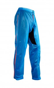 UGLOW pantalon imperméable u-pant bleu zip orange