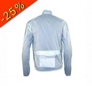 uglow veste coupe vent réspirante déperlante ultra légère u-wind 1.0 blanc uglow sport