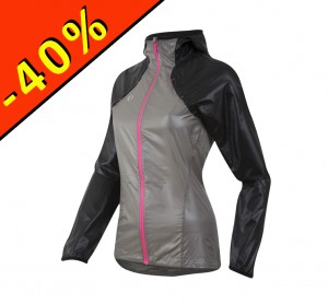 PEARL IZUMI PURSUIT BARRIER veste de pluie femme gris-noir-rose