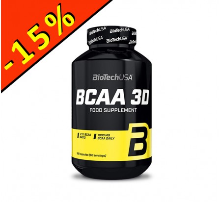 BIOTECHUSA BCAA 3D 180 gélules