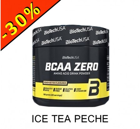 BIOTECHUSA BCAA ZERO ice tea pêche 180gr