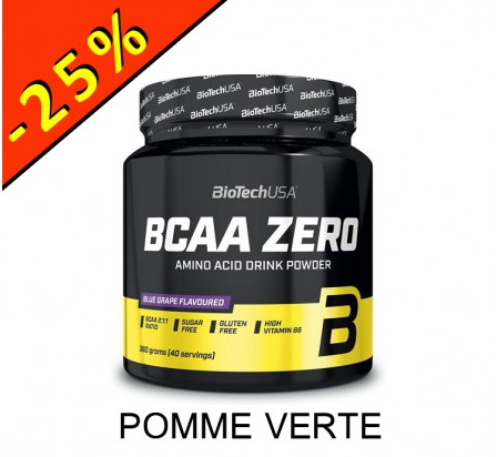 BIOTECHUSA BCAA ZERO pomme verte 360gr