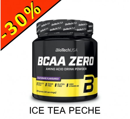 BIOTECHUSA BCAA ZERO ice tea pêche 700gr