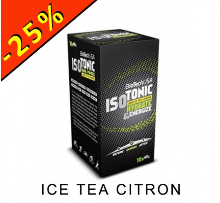 BIOTECHUSA ISOTONIC ice tea citron 400gr