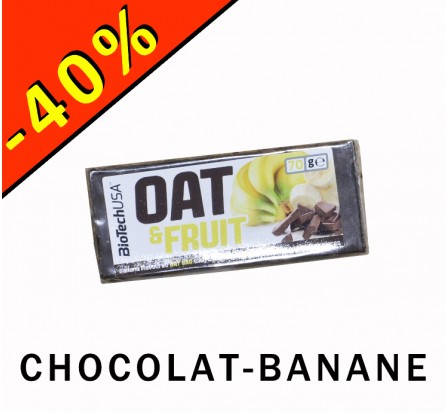 BIOTECHUSA OAT & FRUITS chocolat/banane 70gr