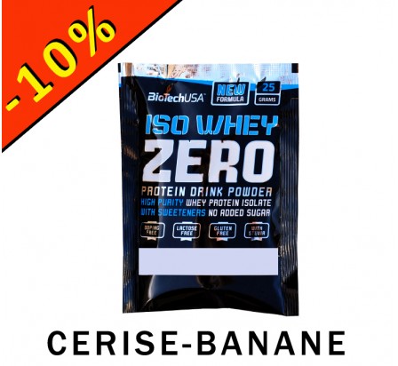 BIOTECHUSA ISO WHEY ZERO cerise-banane 25gr