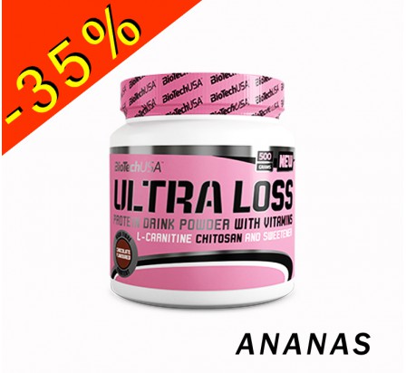 BIOTECHUSA ULTRA LOSS substitut de repas ananas 450gr