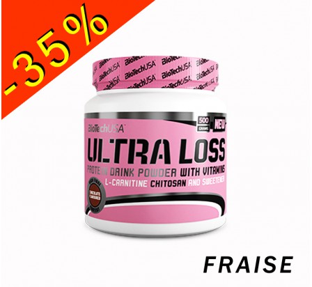 BIOTECHUSA ULTRA LOSS substitut de repas fraise 500gr