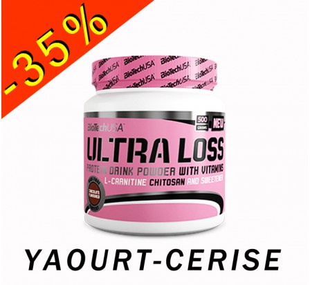 BIOTECHUSA ULTRA LOSS substitut de repas yaourt/cerise 500gr