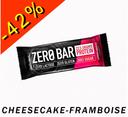 BIOTECHUSA ZERO BAR cheesecake-framboise 50gr