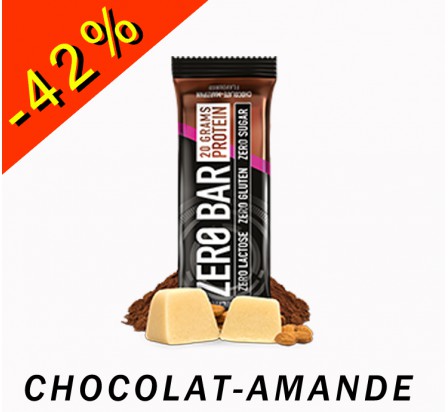 BIOTECHUSA ZERO BAR chocolat-amande 50gr