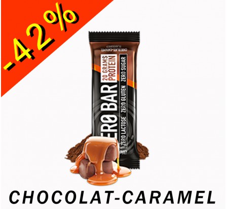 BIOTECHUSA ZERO BAR chocolat-caramel 50gr