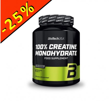 BIOTECHUSA 100% CREATINE MONOHYDRATE 300gr