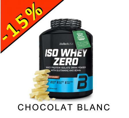 BIOTECHUSA ISO WHEY ZERO chocolat blanc 2270gr