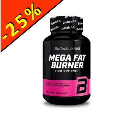 BIOTECHUSA MEGA FAT BURNER 90 gélules