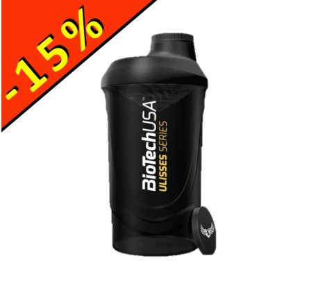 BIOTECHUSA SHAKER WAVE ULISSES SERIES noir 600ml