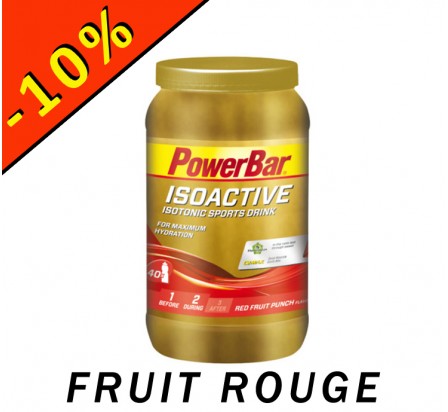 POWERBAR ISOACTIVE isotonic sports drink fruit rouge 1320gr
