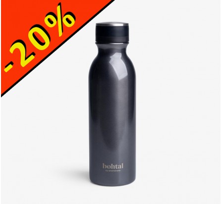 SMARTSHAKE BOHTAL INSULATED FLASK metallic gray 600ml