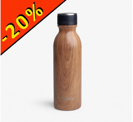 SMARTSHAKE BOHTAL INSULATED FLASK wood 600ml